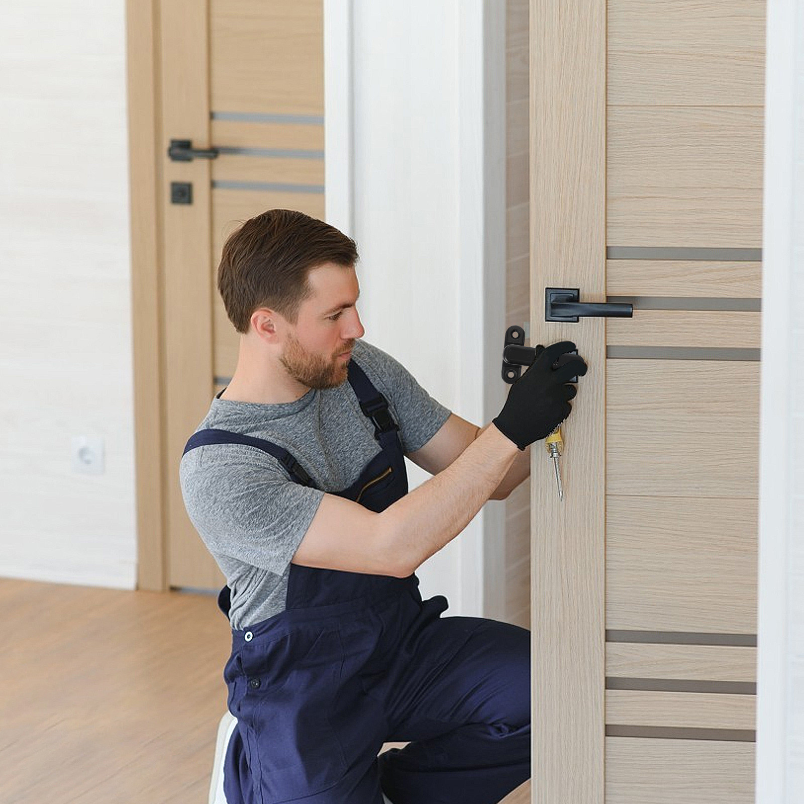 Door Stop Alarm - Taşınabilir Kapı Durdurma Alarmı Hırsızlık Önleyici