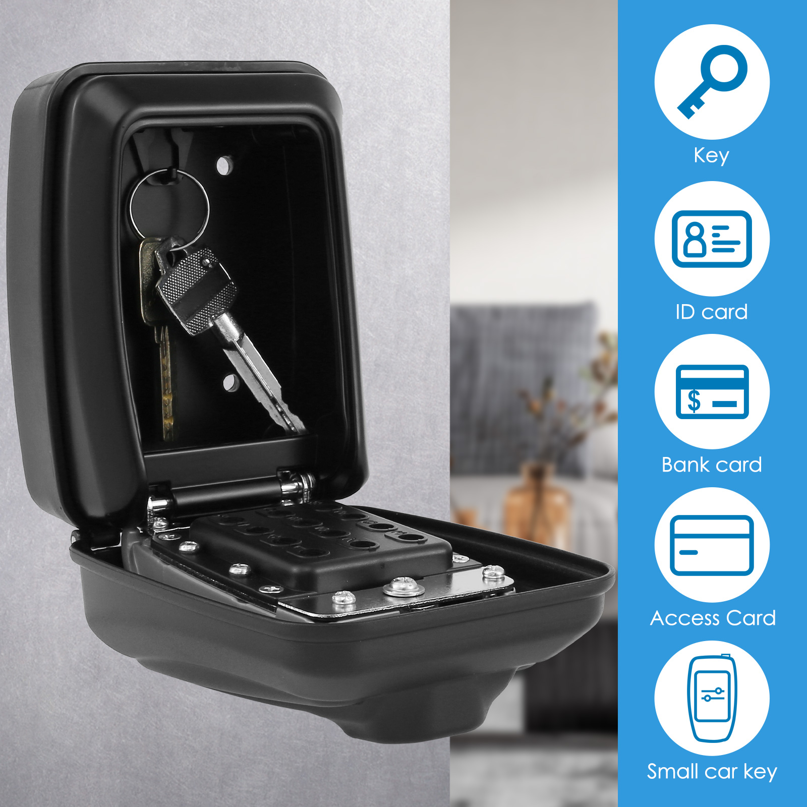 Tuş Kilidi Kutusu Duvara Monte - Lockbox Key Secure incelemesi ve fiyatı