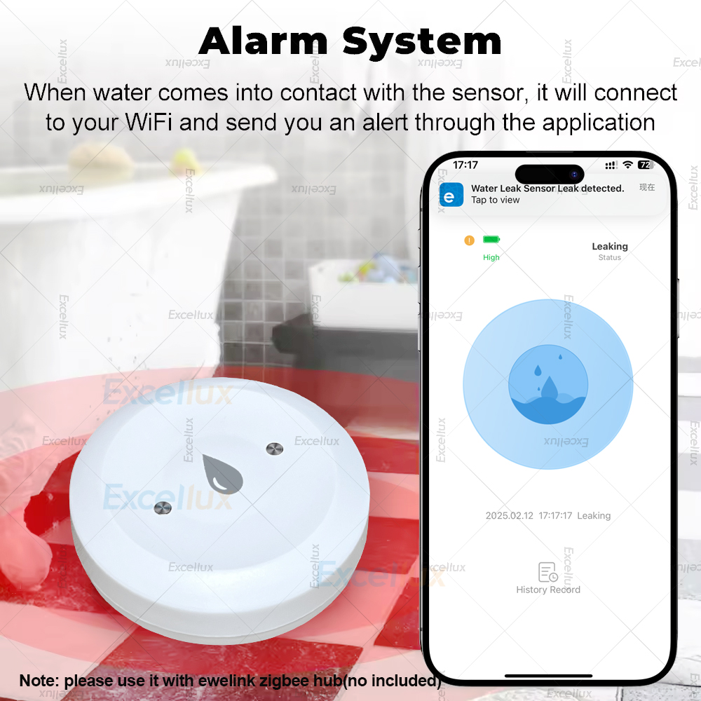 Ewelink Zigbee 3.0 Su Sensörü  - Water Alarm Sensor incelemesi ve fiyatı