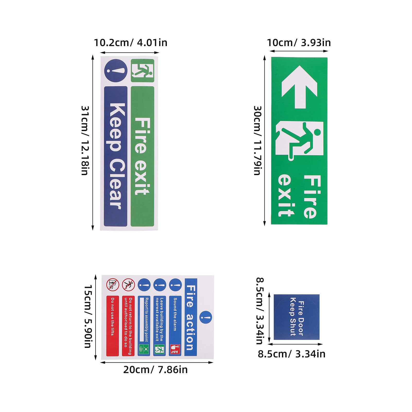 21 Adet Kamu Güvenliği Çıkış L - Emergency Exit Sign incelemesi ve fiyatı