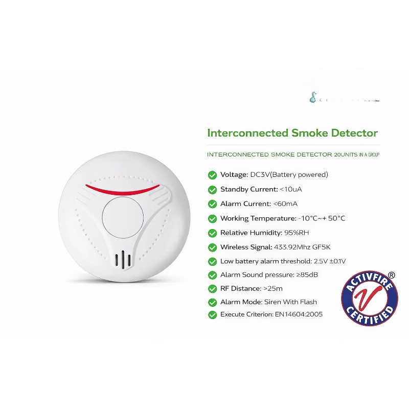 Activfire AU Standardı AS3786  - Smoke Detector Interconnected incelemesi ve fiyatı