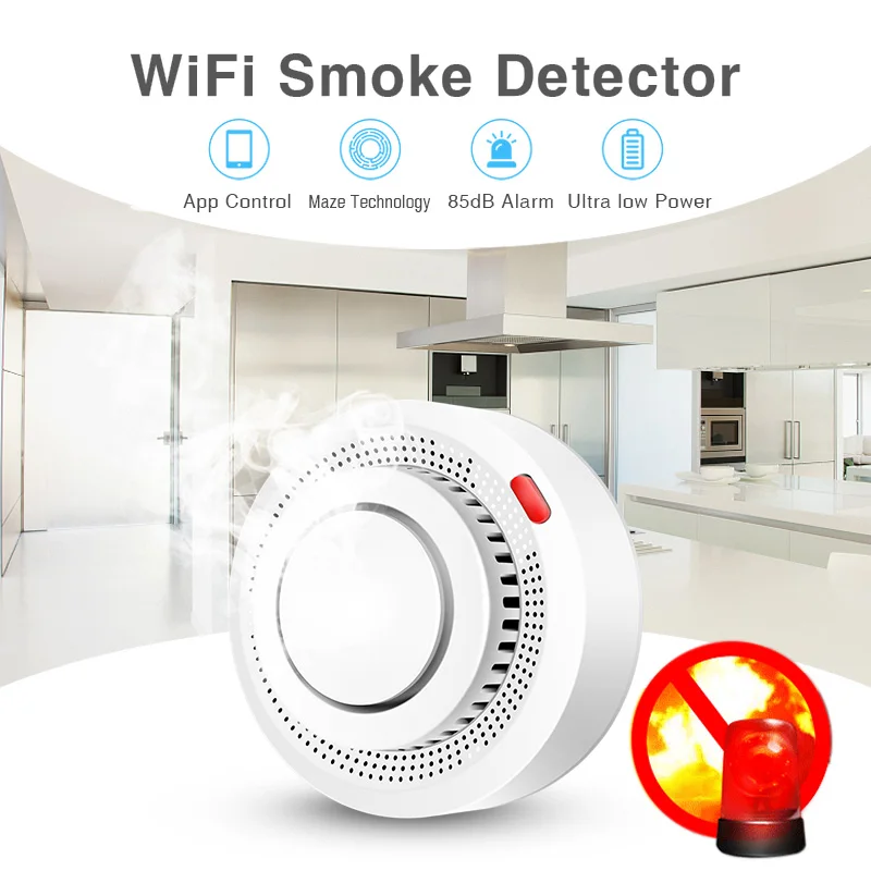 2'li Paket Tuya Akıllı WiFi Du - Smoke Detector Interconnected incelemesi ve fiyatı