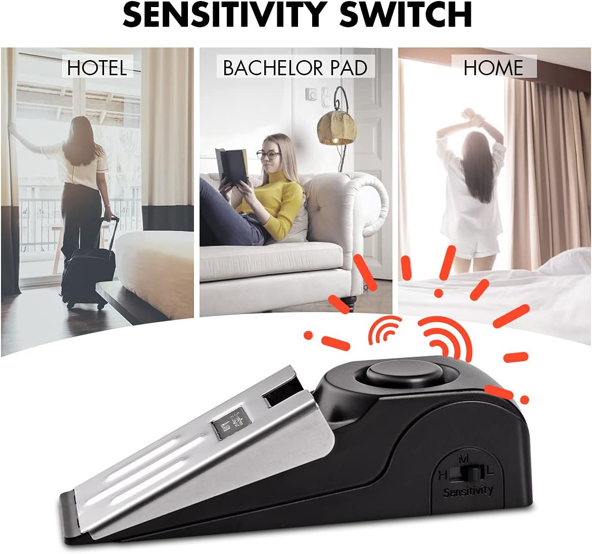 1/2 adet taşınabilir seyahat 1 - Door Stop Alarm incelemesi ve fiyatı