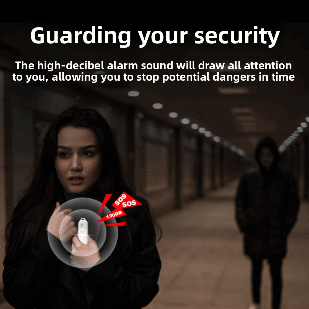 130dB Gece Koşu Güvenlik Uyarı - Personal Alarm Keychain incelemesi ve fiyatı